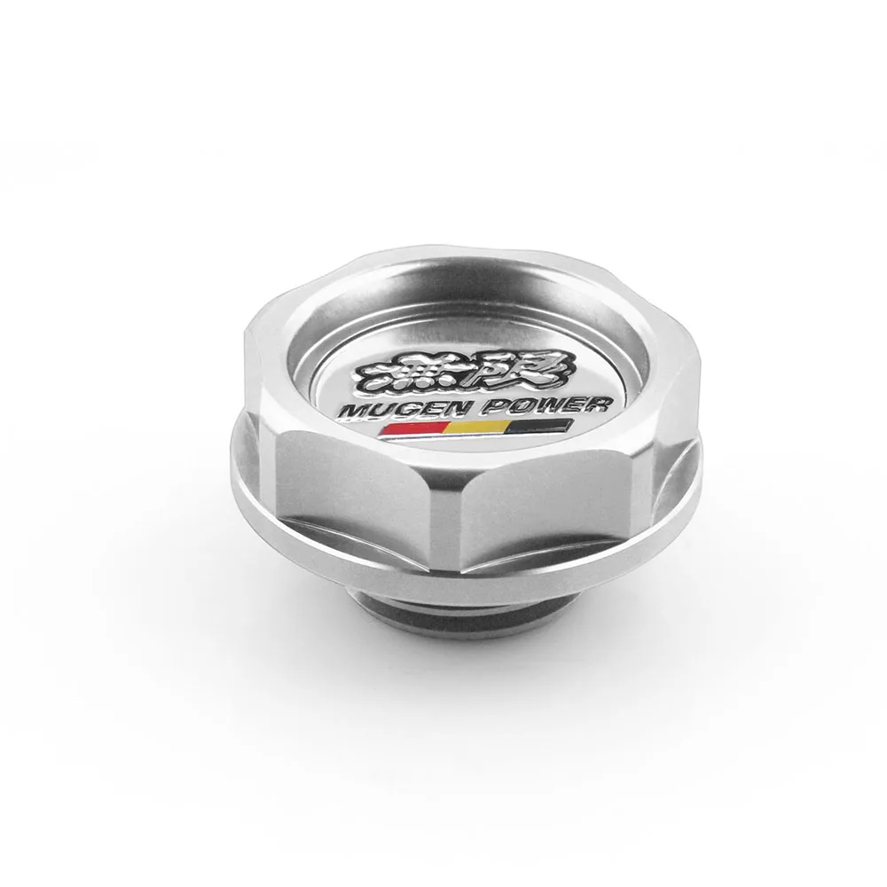 Silver RASTP- алюминиевые детали Mugen power Oil cap масляный топливный фильтр гоночный бак двигателя крышка крышки для HONDA RS-cap 003 - Цвет: Silver