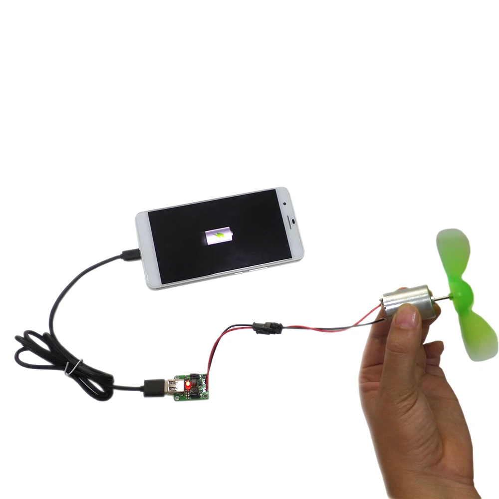 50 шт./лот Малый Мини-ветер Micro турбогенератора Зарядное устройство DC 5 В USB Выход Мощность Двигатели