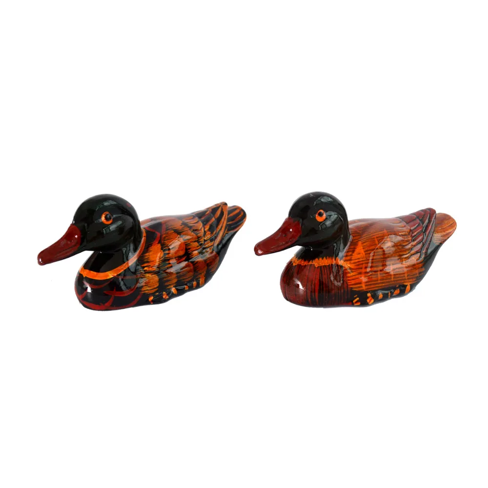 Пара китайских уток фэн шуй любовь и точность/Смола H1013|Статуэтки миниатюры| |