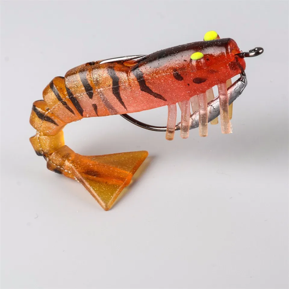 Новое поступление мягкая рыболовная приманка Maximumcatch в виде креветки 2 шт.