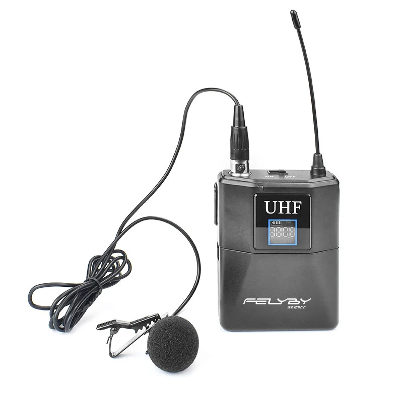 FELYBY Профессиональный UHF конференц беспроводной петличный микрофон для компьютера или обучения набор микрофона с приемником передатчик