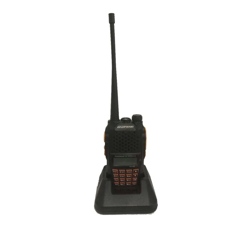 Портативная рация CTCSS DCS baofeng UV 6R 7 Вт UHF & VHF 1800 мАч CB радио 5R усовершенствованная