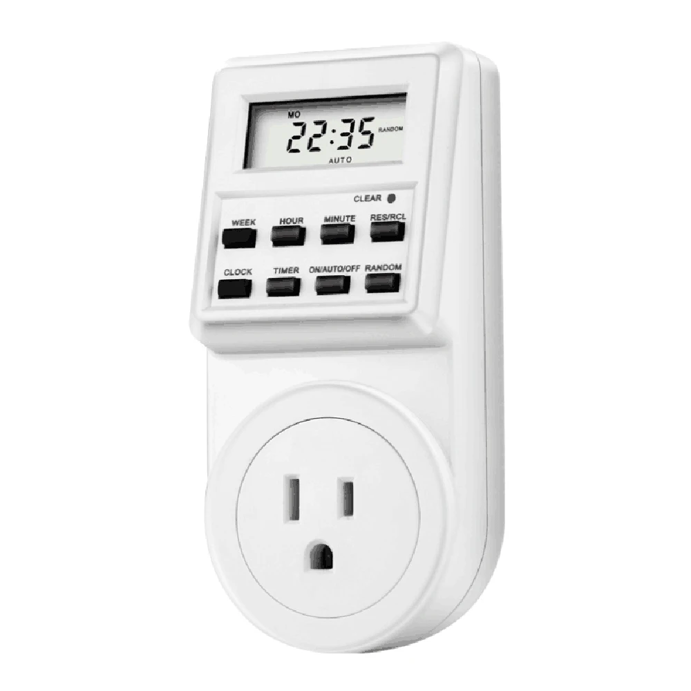 Штепсельный программируемый таймер розетка с часами Многофункциональный тестер