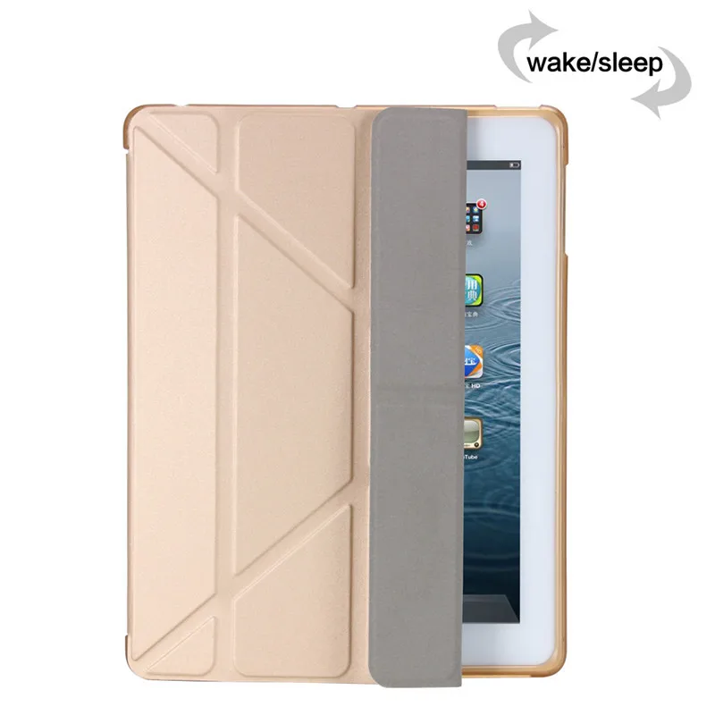 Чехол для ipad 2/3/4 ультра тонкий из искусственной кожи подставка мягкая задняя крышка 6 раза флип смарт-чехол для apple ipad mini 1/2/3 стол чехол мини