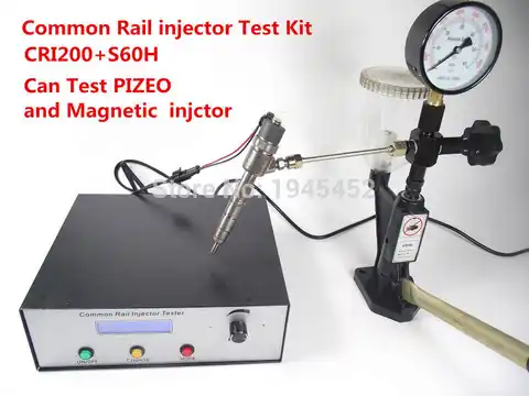 Common Rail набор для тестирования инжектора, CRI200 поддержка магнитного и пьезо инжектора тест + SH60 Common rail Форсунка инжектор тест er