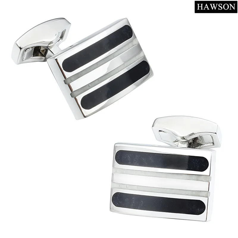 Мужские эмалированные запонки для рубашек от бренда HAWSON | Украшения и аксессуары