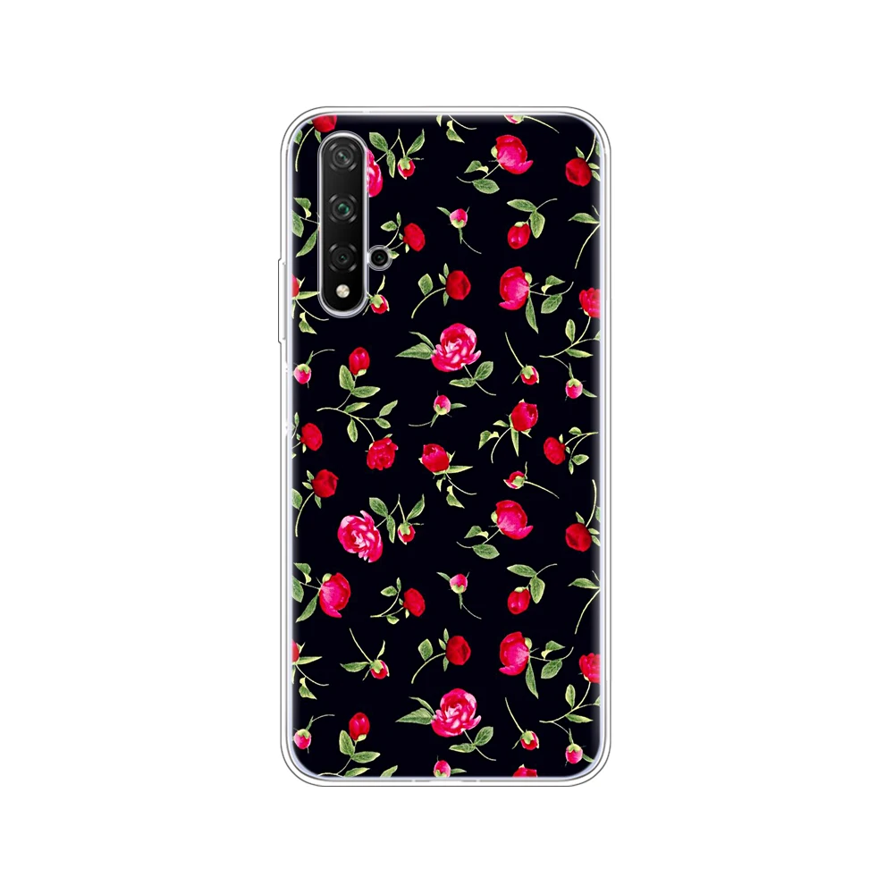 80293 Чехол для Honor 20, силиконовая задняя крышка, чехол для телефона Huawei Honor 20 Pro Lite, YAL-L21 YAL-L41, роскошный чехол, полная защита 360 - Цвет: 80293