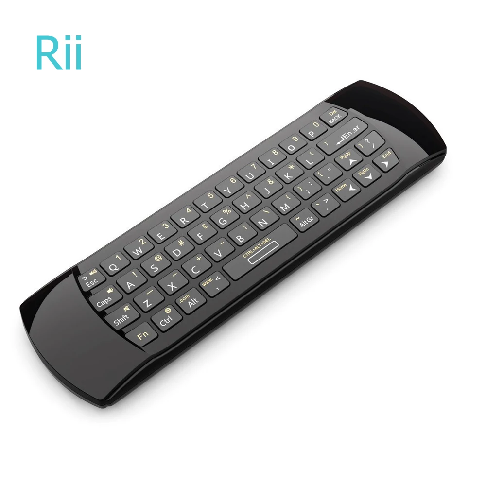 Rii i25A 2 4G Беспроводная русская английская Клавиатура Fly Air mouse IR удлинитель