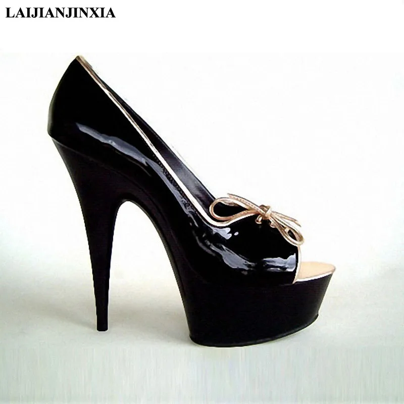 

Autumn Sexy Women Dance Pumps Shoes 15cm High Heels Platform Night Club Party Shoes Big Size Dance Pumps