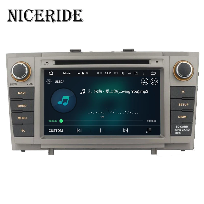 Автомагнитола с IPS экраном Android 8 0 DVD GPS навигацией мультимедийный плеер для Toyota