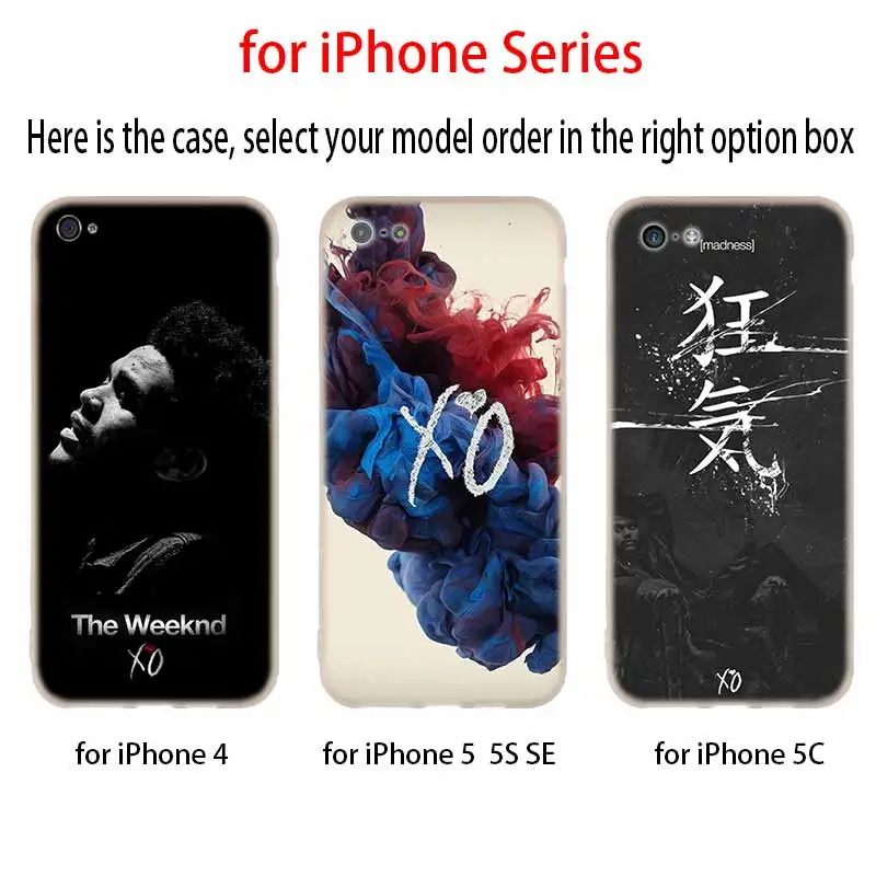 Чехлы, силиконовый мягкий чехол для iPhone 11 Pro X XS Max XR 6 6S 7 8 Plus 5 4S SE, высокое качество, логотип Weeknd XO