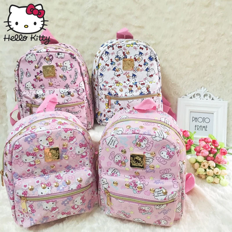 Hello kitty сумка Детская Мультфильм My Melody большие сумки для девочек путешествия KT рюкзак Водонепроницаемый девушка школьная сумка на плечо хорошее качество