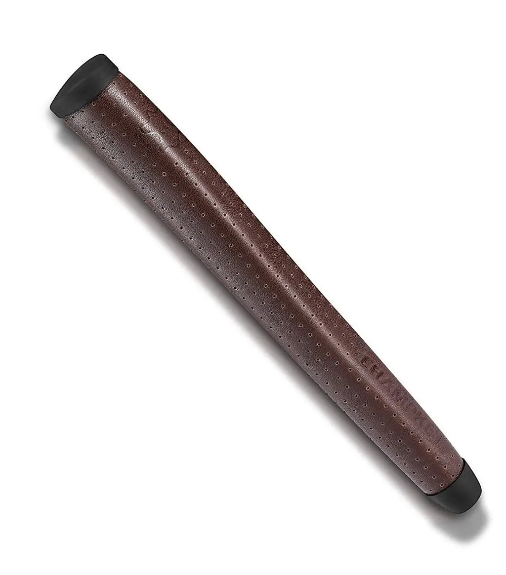 Champkey, овечья кожа, клюшка для гольфа среднего размера, клюшка для клюшек, 7 цветов, ручная работа, эргономичный дизайн с мягким комфортным материалом - Цвет: Brown