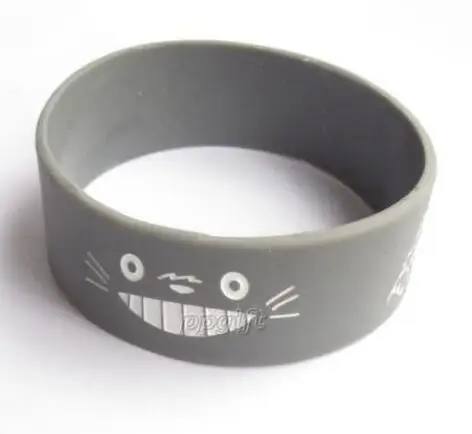 Новый 50 шт Популярный мой сосед браслет Тоторо силиконовый промоакция
