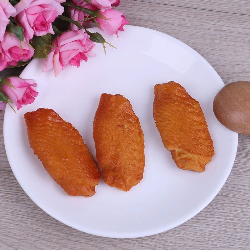 Кухонная игрушка искусственные куриные крылья ПВХ имитация поддельные модели