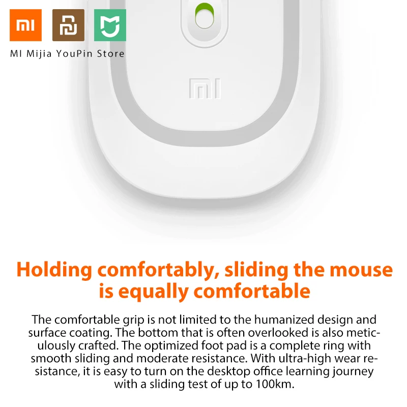 Оригинальная беспроводная мышь Xiaomi 1200 точек/дюйм. 2 4 ГГц компьютерная оптическая