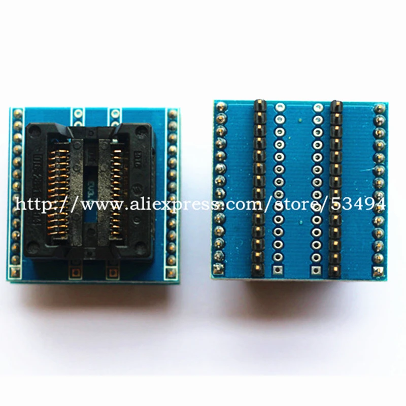 Переходник SOP28 на DIP28 с двойным разъемом для печатной платы 300mil SOIC28 адаптер