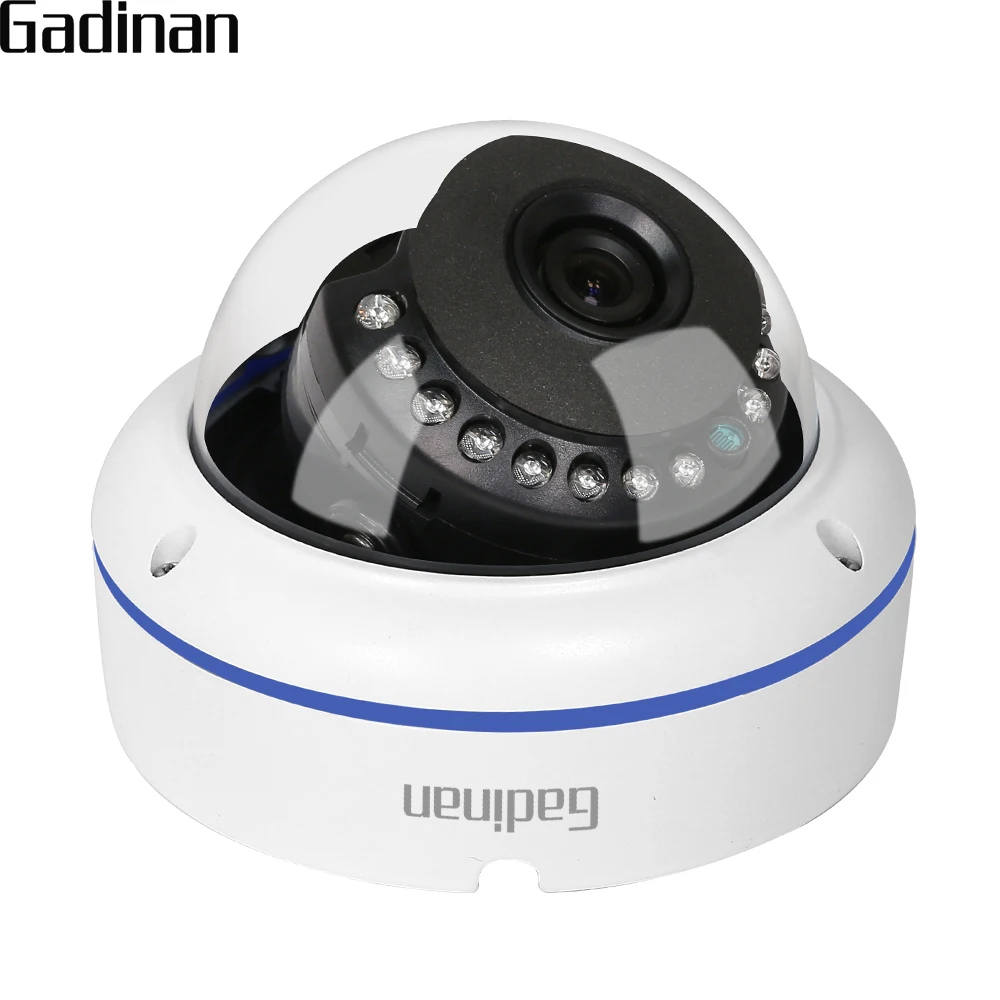 Купольная камера видеонаблюдения GADINAN H.265 5 Мп 2592*1944 3 2 МП IP 6 мм 8 с объективом