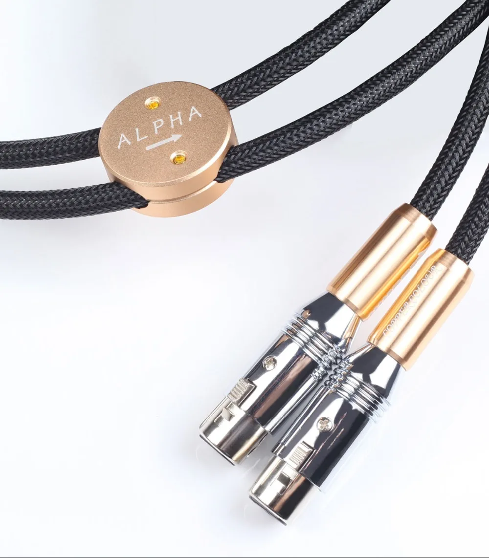 CopperColour CC альфа аудиофил кабели XLR коннектор HiFi аудио соединение кабель пара PTFE