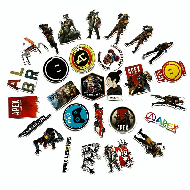 68 шт. APEX Legends игра Мультяшные наклейки кукла девочка наклейка для детей чехол