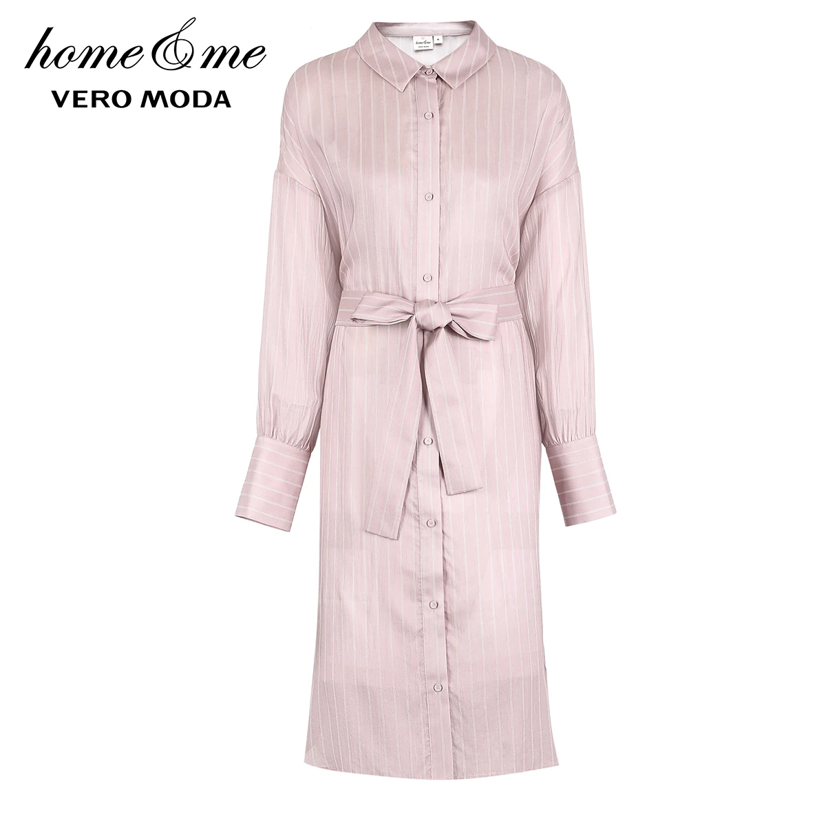Vero Moda Новое Полосатое платье-рубашка с открытыми плечами | 3183SZ508
