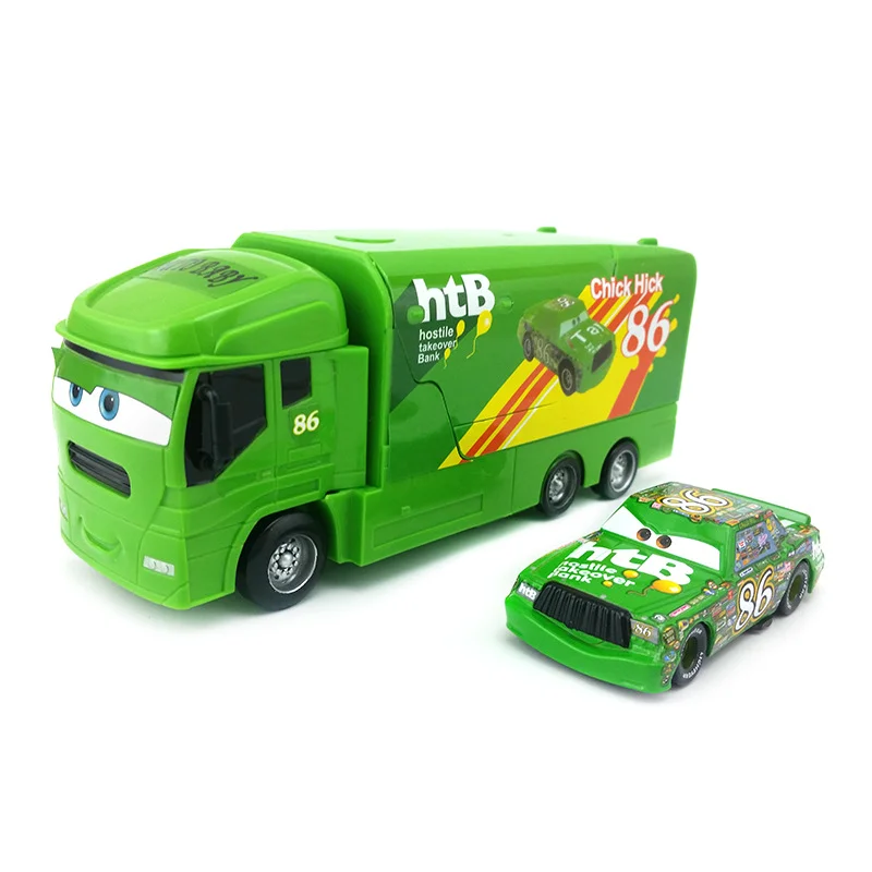 Disney Pixar Cars 2 3 Jackson Storm Truck Mack Uncle Toys Lightning McQueen 1:55 литой модельный автомобиль игрушка детский подарок на день рождения