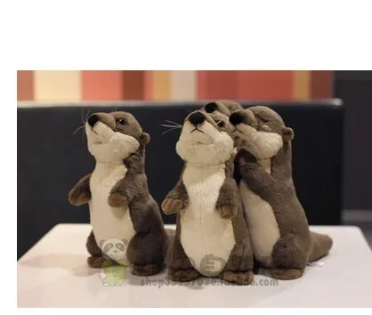 Free shipping 20cm Stuffed Animals Polar Sea World Simulation Cute Otter Doll Toy for children gift | Игрушки и хобби