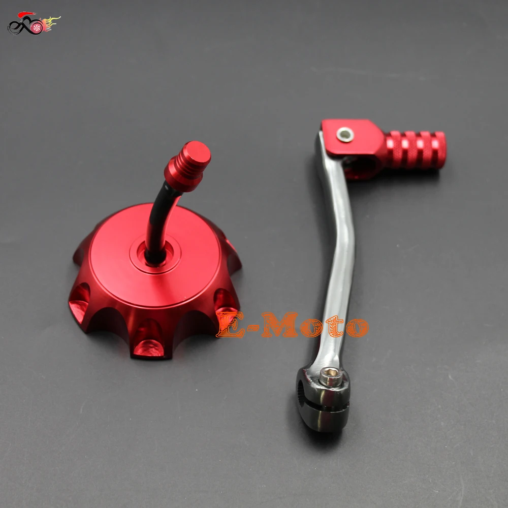 

Folding Gear Shifter Shift Lever & CNC Aluminum Gas Fuel Tank Cap Breather Vent CRF50TAOTAO SDG SSR THUMP 11mm NEW