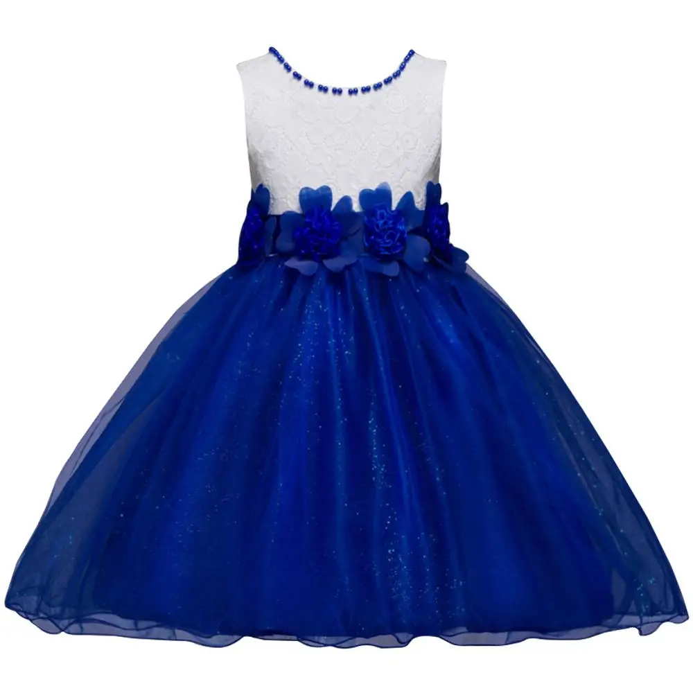 Dark Blue Зимнее новогодний костюм для девочки;Свадьба вечернее платье для девочки;новогодний костюм;нарядное платье для девочки платье принцессы;карнавальные костюмы для девочек;детские платья 3 4 6 8 10 12 13 14 лет - Цвет: Dark Blue