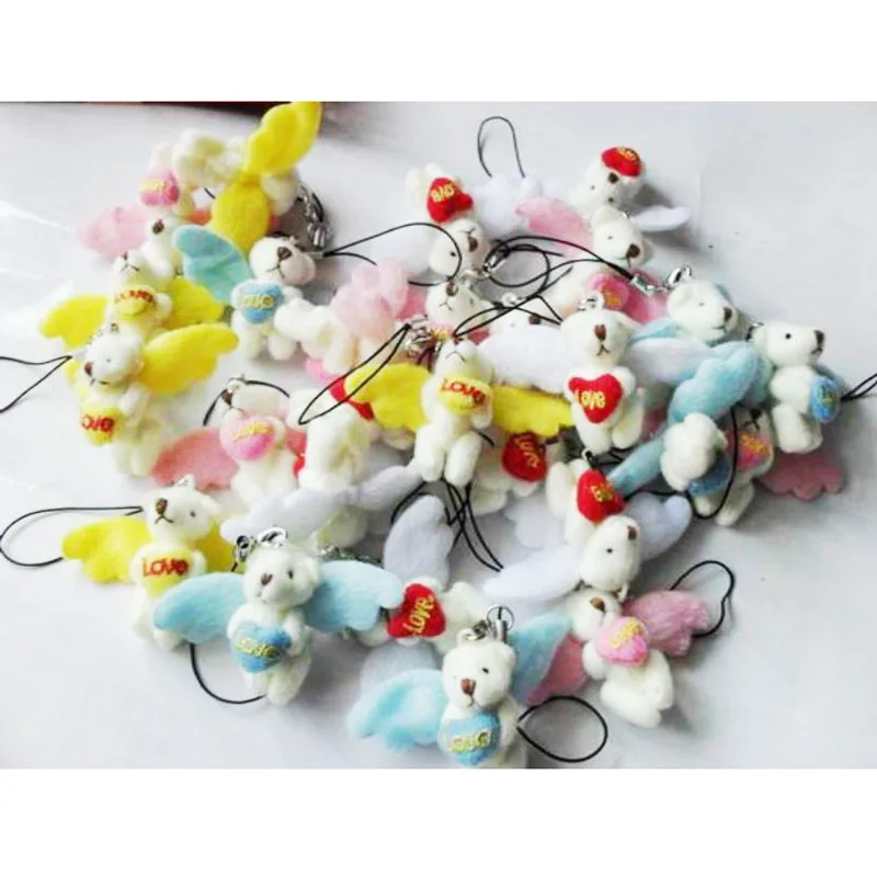 25 шт./лот плюшевые мини игрушки с кроликом 6 см маленькие мягкие pelucia Подвеска для