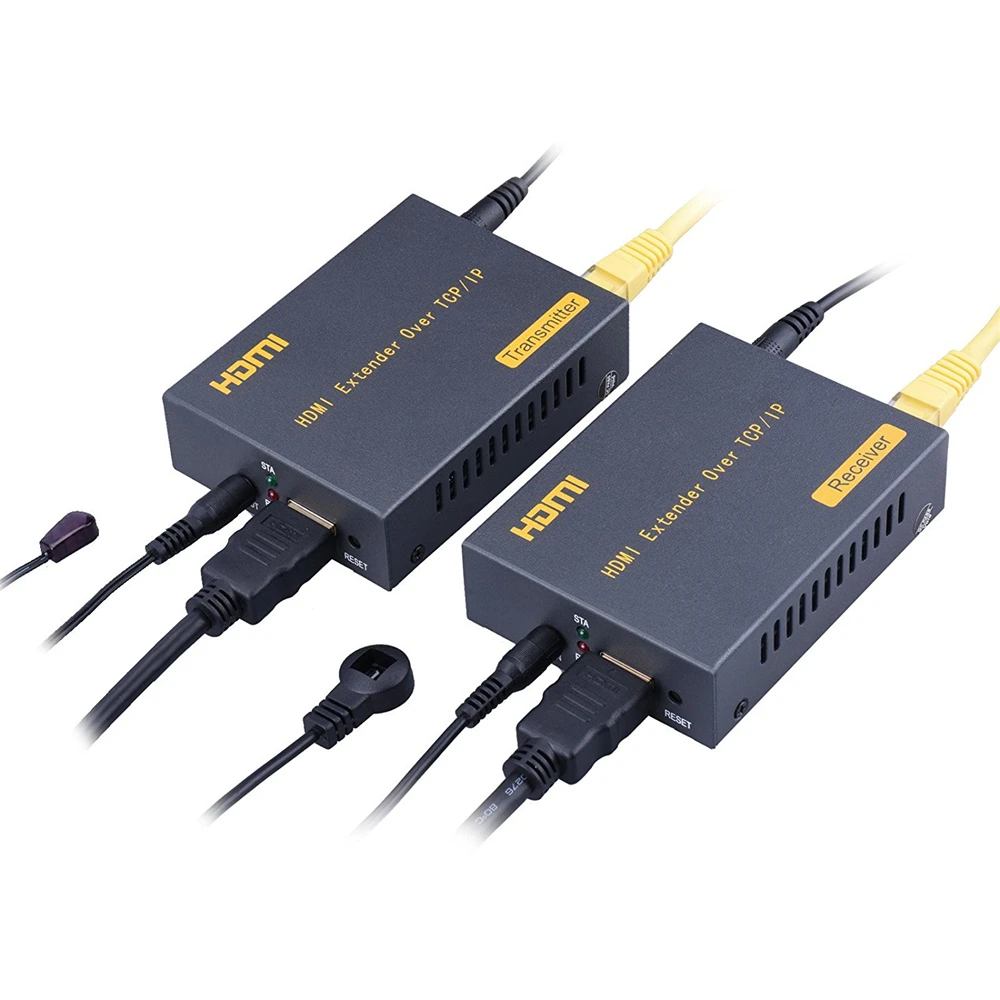 LKV373 IP HDMI удлинитель 150 м через UTP/STP CAT5e CAT6 кабель RJ45 порты HDMI удлинитель LAN 1080P HDMI удлинитель IR по TCP IP