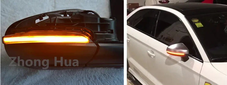 Динамический мигалка светодиодный сигнал поворота автомобиля боковое зеркало огни для Фольксваген Гольф 7 VII MK7 MK7.5 Touran зеркало заднего вида Индикатор