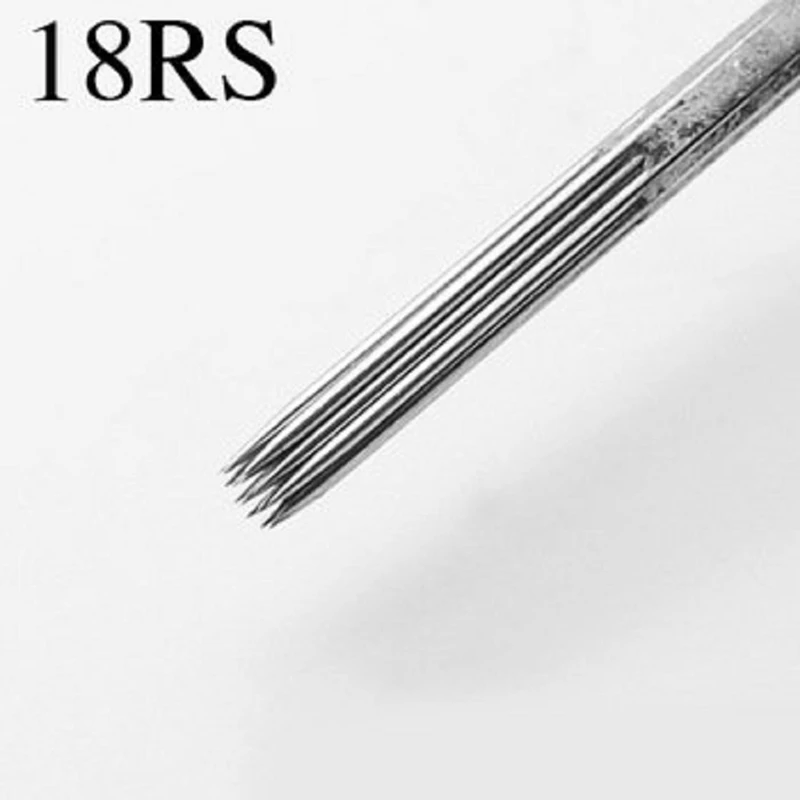 Одноразовая стерилизованная тату-игла 18RS (круглый шейдер 18 шт.) 50 шт./корт. Оптовая