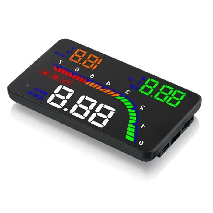 T100 4 дюйма Автомобильный коллиматорный Дисплей OBD лобовое стекло HUD проектор бортовой компьютер hud Дисплей Автомобильная электроника obd2 Автомобильный спидометр