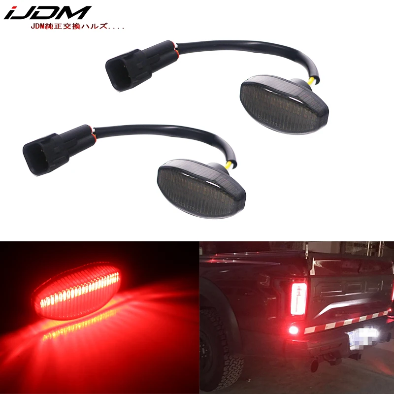 IJDM Красный Полный светодиодный задний боковой маркер светильник набор для 2010-14