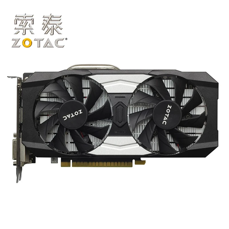 ZOTAC GTX 1050Ti-4GD5 Destroyer OC Graphics Card GPU GTX1050 Ti 4GB Map for GeForce GTX1050Ti Overclock 128Bit Video card Used