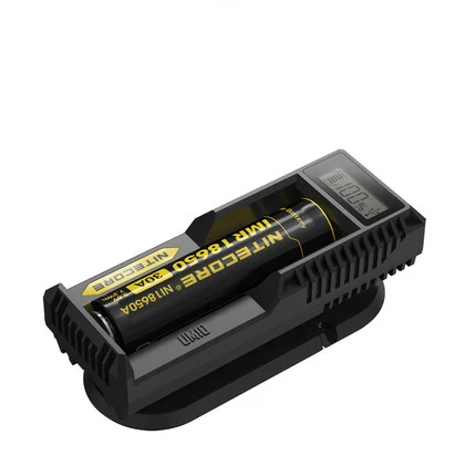 NITECORE UM10 Цифровое зарядное устройство с ЖК экраном умное + 18650 8A 6В 12.6Wh NL1835HP литий