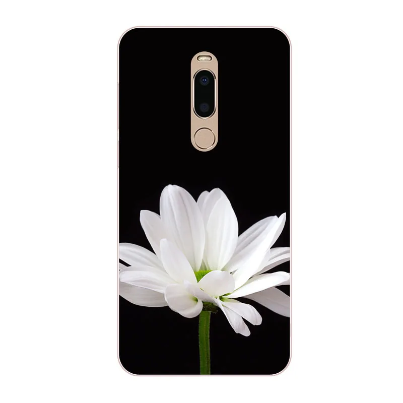 Чехол для meizu m6t мягкий чехол из ТПУ с рисунком цветов кремния защитный телефона |