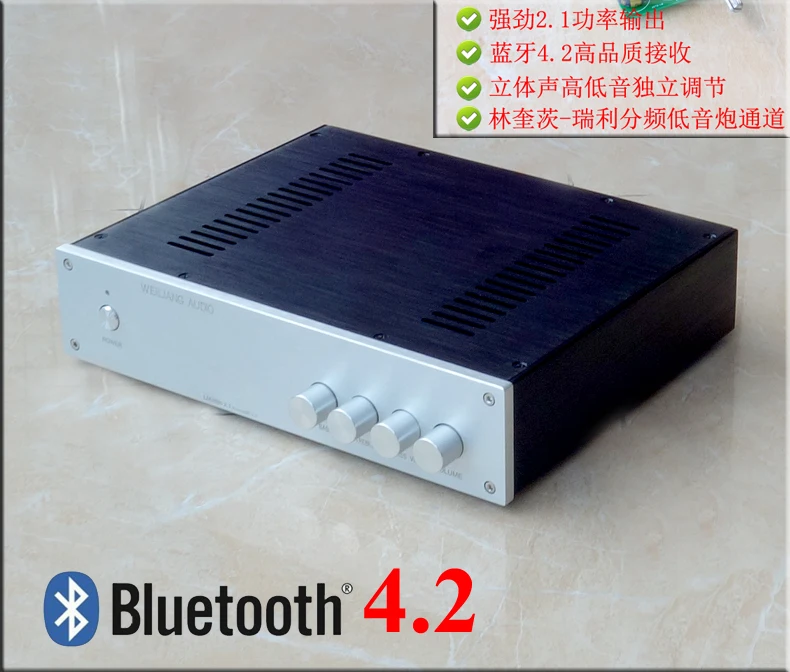 

Дискретный сабвуферный усилитель 2SC5200, 2SA1943 + LM3886, 2,1 каналов, 68 Вт * 2 + 120 Вт, Hi-Fi Bluetooth 4,2