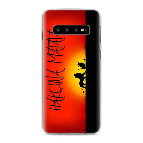 09 Король Лев Hakuna Matata чехол для телефона s для samsung Galaxy S10e S10 S8 S9 Plus M10 M20 M30 A50 S6 S7 Edge жесткий чехол - Цвет: 09
