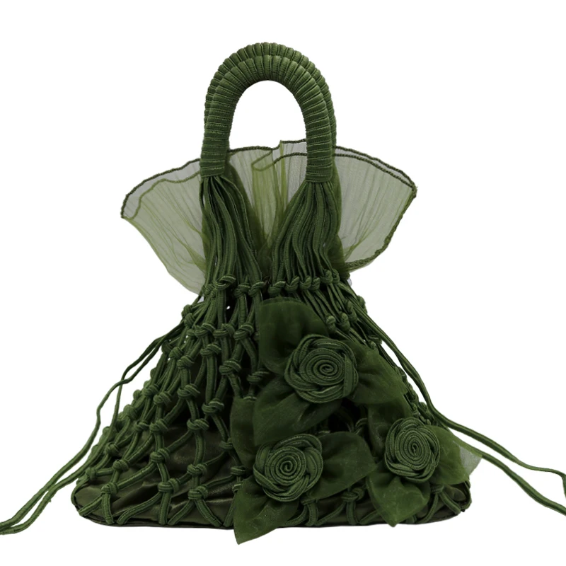 Женская модная плетеная сумка на плечо однотонная тканые пляжные сумки женские