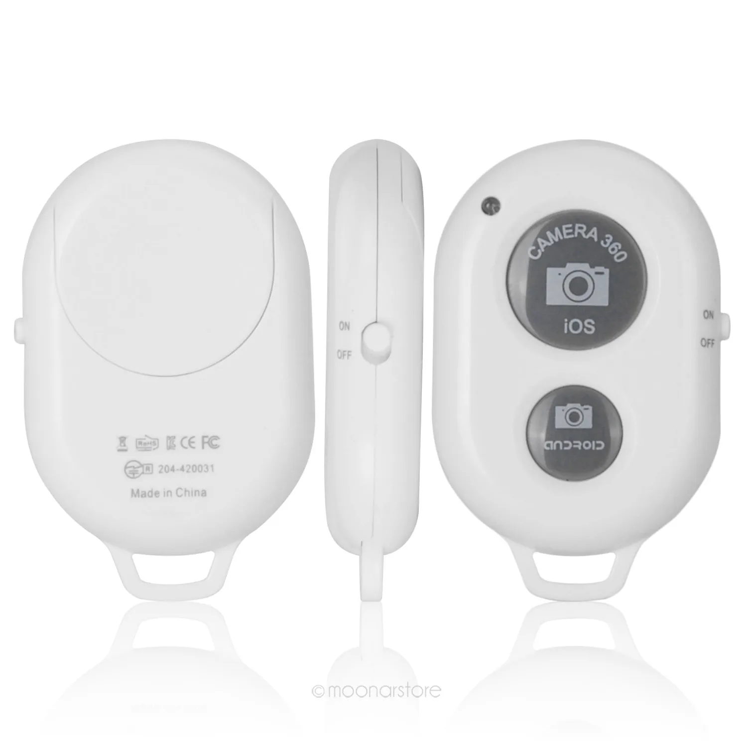 Автоспуск селфи пульт дистанционного управления Bluetooth беспроводной пульт дистанционного спуска затвора Автоспуск для Android 4,1 выше смартфонов#08