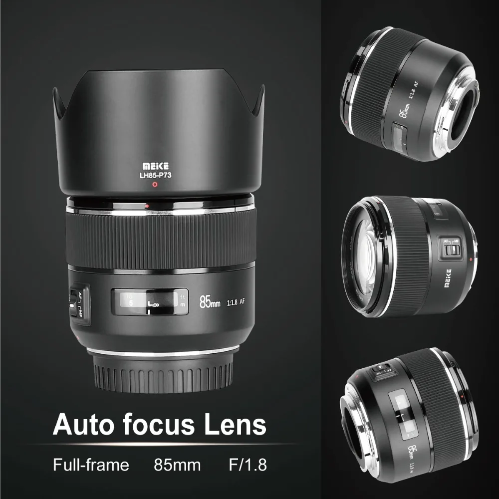 Meike 85 мм F1.8 Полнокадровый Автофокус портретный основной объектив для Canon EOS EF