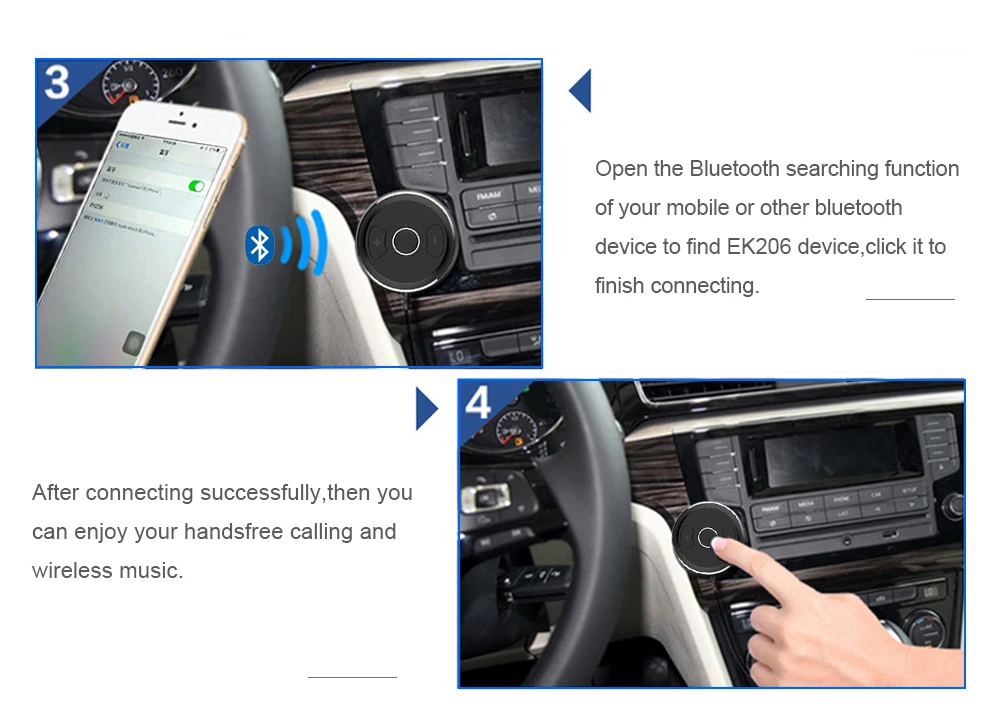 ANLUD Bluetooth Автомобильный fm-трансмиттер Беспроводной автомобиля AUX модулятор Автомобильный Mp3 плеер громкой связи Dual USB А