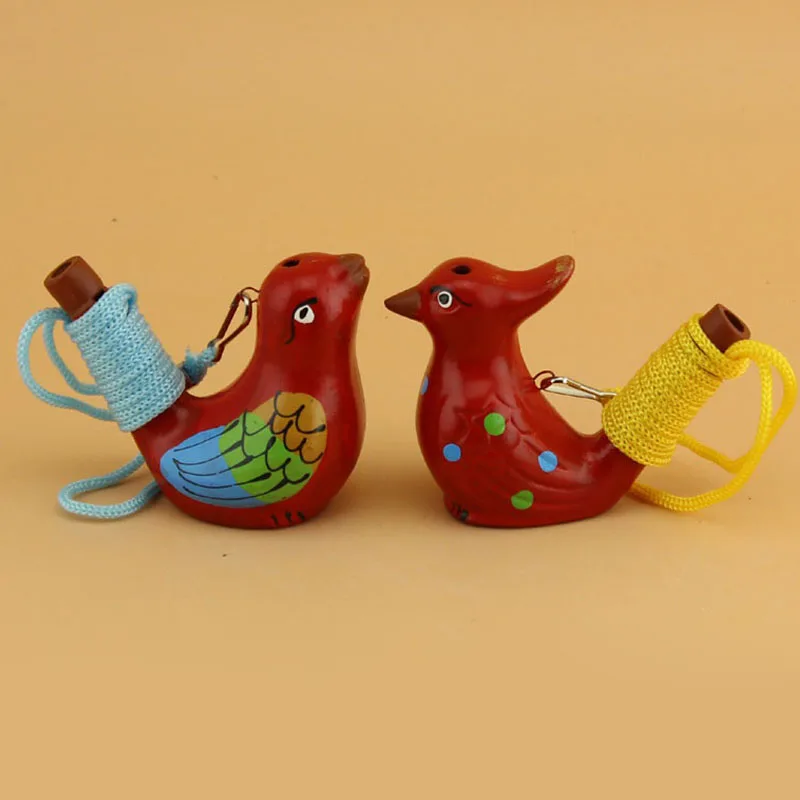 240 шт./лот винтажный стиль ручная работа керамическая свистка в виде водной птицы