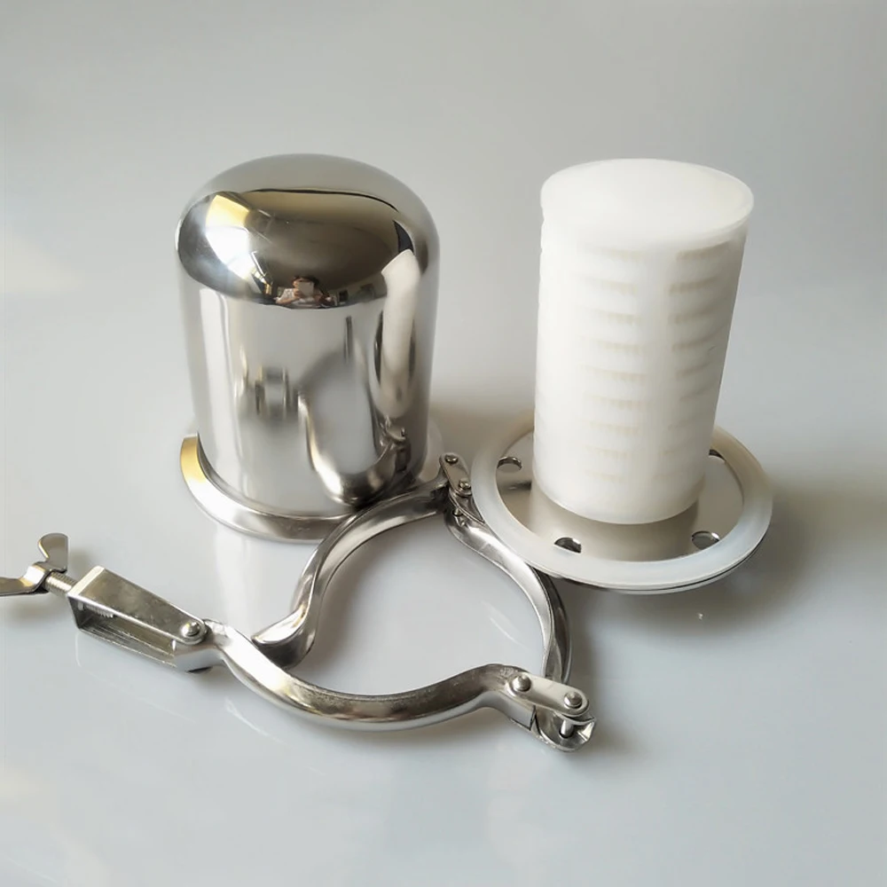 Fit 38/51mm Pipe OD x 1.5&quot 2&quot Tri Clamp 2.5&quot 5&quot Filter Sanitary Breather 304 Stainless Steel Homebrew | Обустройство