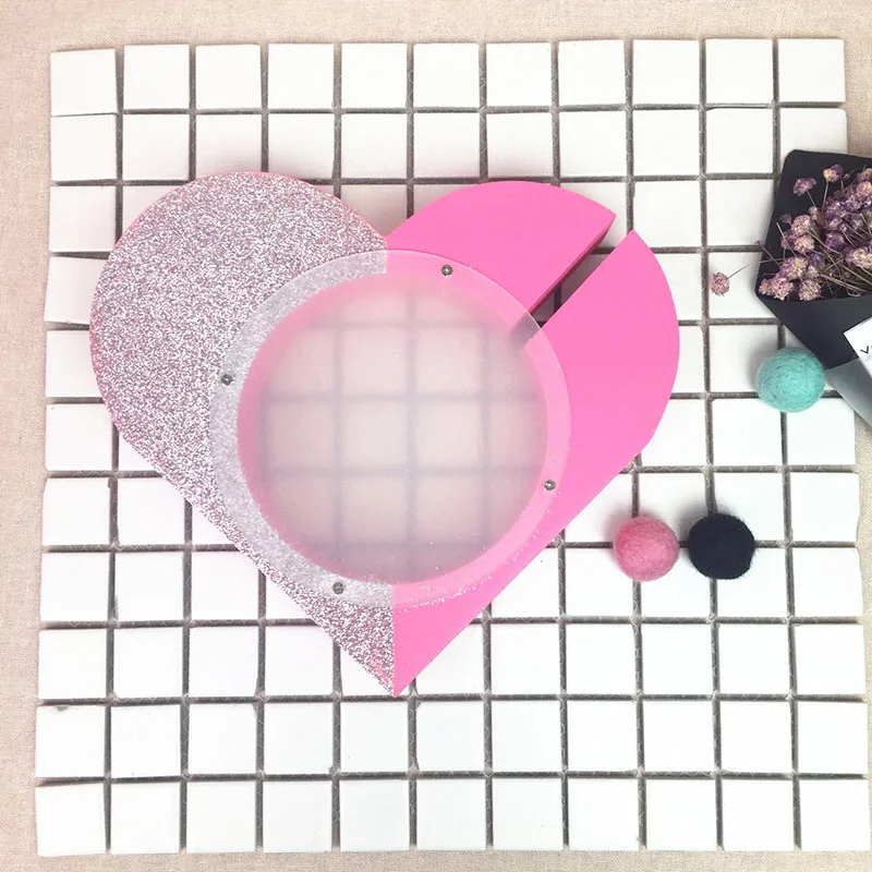 Love Rose 3D деревянные украшения, копилка, монета, копилка, деревянный декор для детской комнаты, реквизит для фотосессии, подарок на день рождения, год - Цвет: Love Rose