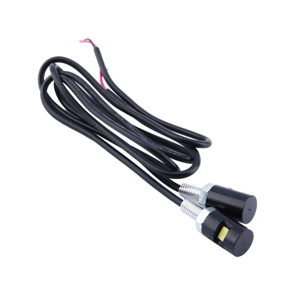 Universal 2x12V White LED Auto Car License Plate Screw Bolt Light Lamp Bulb Super bright provide maximum visibility safety | Автомобили и