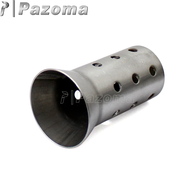 

Stainless Steel Motorcycle Universal 51mm Exhaust Pipe Can Muffler Insert Baffle DB Killer Silencer