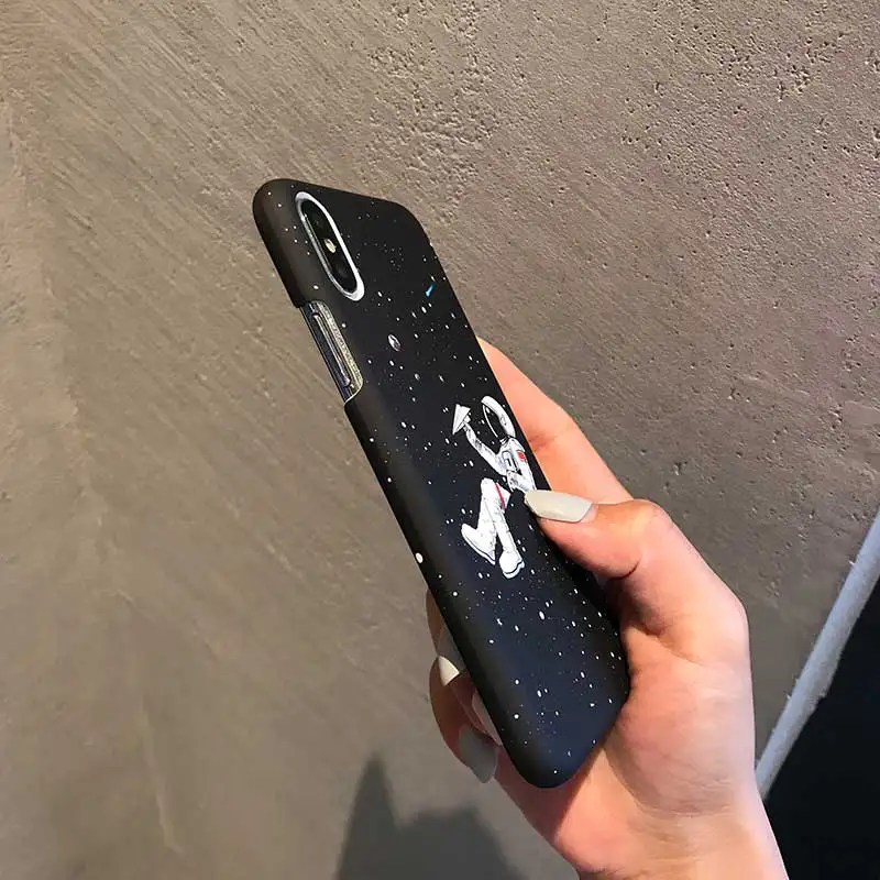 Чехол для телефона Boucho iphone 6 6s 7 8 Plus чехлы с изображением космонавтов в космосе X XS